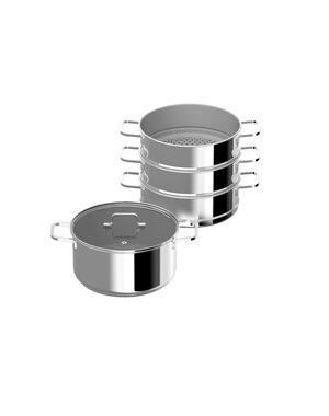 BergHOFF Helix 5-delig steamer set - Dina
