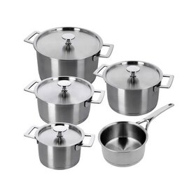 Demeyere Demeyere Lino 3  Pannenset RVS - 5-delig - Geschikt voor inductie kookplaat