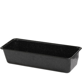 RIESS RIESS Cakevorm zwart 30 x 10 cm - Emaille