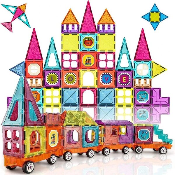Magic Magnetic Magnetische set Treinconstructie 71 delig