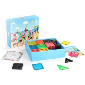 MNTL Fluorescent beach magneet speelgoed - 102 stuks