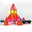 MNTL MNTL Fluorescent beach magneet speelgoed - 102 stuks
