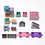 MNTL MNTL Magnetic Tiles Magnetische Tegels Rainbow sterren - 182 stuks