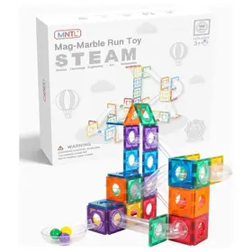 MNTL MNTL Magnetische Knikkerbaan Rainbow - 100 stuks