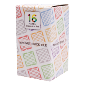 MNTL MNTL 16-delige Magnetische Tegel Set Kleurrijk