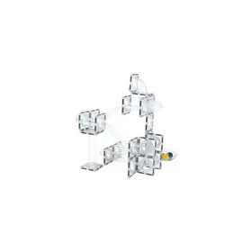 MNTL MNTL Magnetic Tiles Knikkerbaan 120-delig Transparant