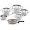 Fissler Fissler Original-Profi Collection Pannenset met Steelpan, Ceratal Koekenpan en RVS Deksels, 6-delig