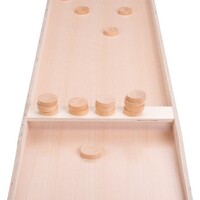 Longfield Sjoelbak Deluxe Advanced - Incl 30 sjoelstenen - Wedstrijdsjoelbak 200cm Light finish