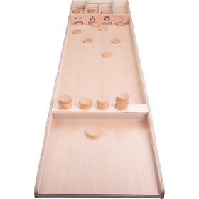 Longfield Games Longfield Sjoelbak Deluxe Advanced - Incl 30 sjoelstenen - Wedstrijdsjoelbak 200cm Light finish