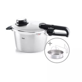 Fissler Fissler Vitavit Premium Snelkookpan met Inzet, 4,5L