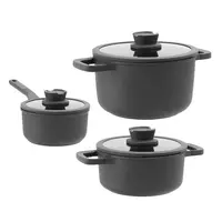 BergHOFF Leo Stone Pannenset 3-delig - Downdraft