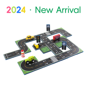 MNTL MNTL Magnetische Toppers Verkeersthema 42-delig