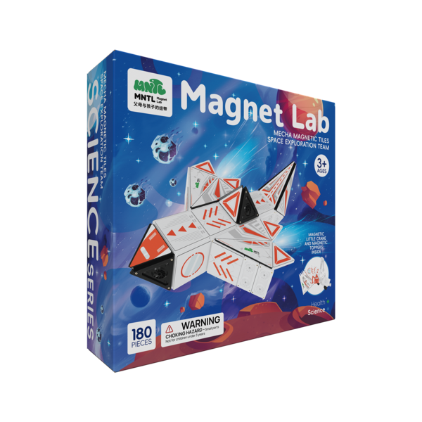 MNTL MNTL Magnetische Bouwtegels Ruimteverkenning 180-delig
