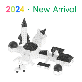 MNTL MNTL Magnetische Bouwtegels Mars Basis Mega set 669-delig