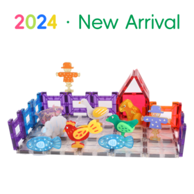 MNTL MNTL Magnetische Dierfiguren set 10 stuks