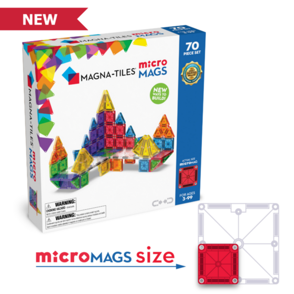 MAGNA-TILES 62-delige combo magnetische bouwset, het originele merk van magnetische bouw