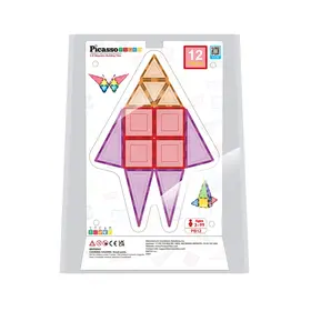 Picasso Tiles PicassoTiles - magnetisch speelgoed - 12 delig set