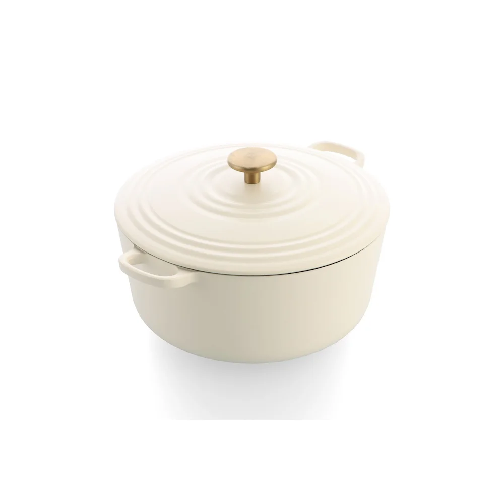 BK Cookware Bourgogne braadpan Cream White 28cm