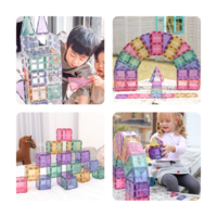 MNTL Magnetic Tiles Magnetische Tegels Pastel - 108 stuks