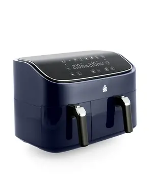 BK Cookware BK Supreme Airfryer XXXL 9L (3+6L) - Zwart - PFAS vrij