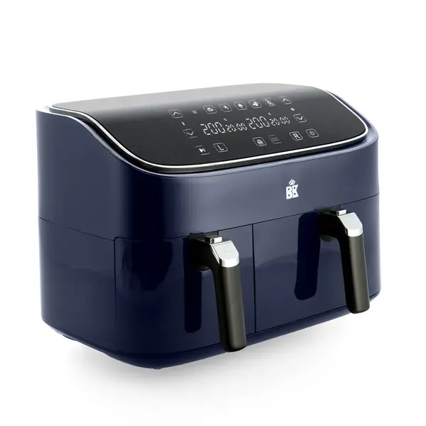 BK BK Supreme Airfryer XXXL 9L (3+6L) - Zwart - PFAS vrij