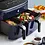 BK BK Supreme Airfryer XXXL 9L (3+6L) - Zwart - PFAS vrij
