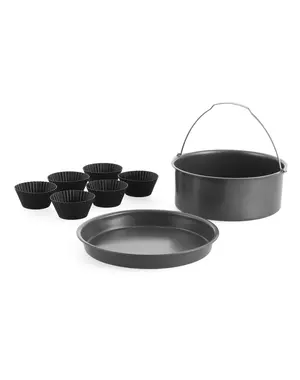 BK Cookware Connect Airfryer XXL Bakset 8-delig