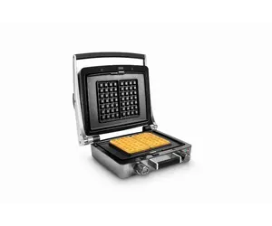 ZEEGMA Gofree Chef Wafelijzer 1200 W met Instelbare Temperatuur, Antiaanbaklaag en LED-indicator, Bak 2 Grote Belgische Wafels Tegelijk, Snel Opgewarmd, Compact en Makkelijk Schoon te Maken