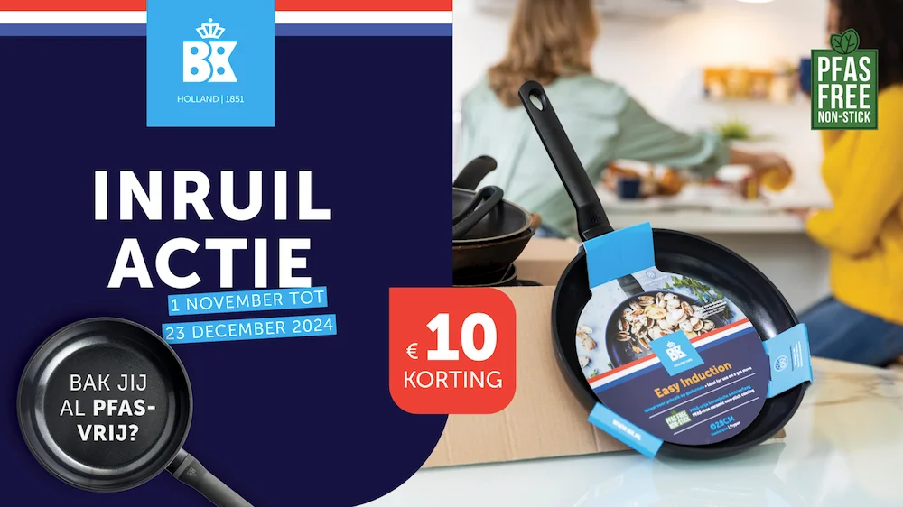 BK Inruilactie! Ruil je oude pan in voor €10 korting!