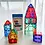Learn and Grow Toys Learn and Grow Magnetische tegels - Basispakket 64 delig
