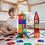 Learn and Grow Toys Learn and Grow Magnetische tegels - Bouwers pakket 110 delig