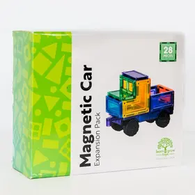 Learn and Grow Toys Magnetische tegels - Auto pakket 28 delig