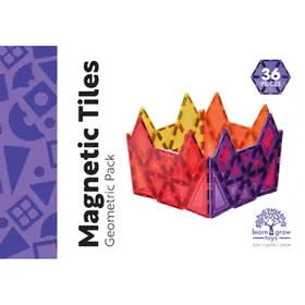 Learn and Grow Toys Magnetische tegels - Geometrisch 36 delig