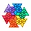 Learn and Grow Toys Learn and Grow Magnetische tegels - Geometrisch 36 delig