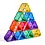 Learn and Grow Toys Learn and Grow Magnetische tegels - Kleine Vierkanten 36 delig