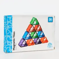 Magnetische tegels - Kleine Vierkanten 36 delig