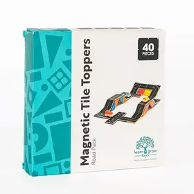 Learn and Grow Toys Learn and Grow Magnetische Toppers - Weg pakket 40 delig