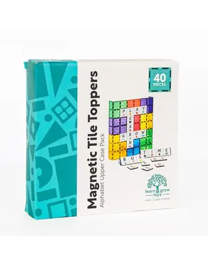 Learn and Grow Toys Magnetische Toppers - Hoofdletters 40 delig