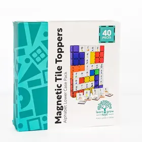 Learn and Grow Toys Magnetische Toppers -letters 40 delig