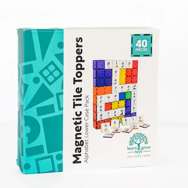 Learn and Grow Toys Learn and Grow Magnetische Toppers - letters 40 delig