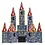 Learn and Grow Toys Learn and Grow Magnetische Toppers - Kasteel 40 delig