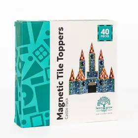Learn and Grow Toys Magnetische Toppers - Kasteel 40 delig