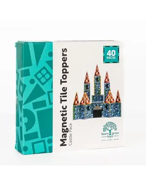 Learn and Grow Toys Magnetische Toppers - Kasteel 40 delig