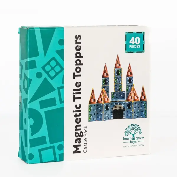 Learn and Grow Toys Learn and Grow Magnetische Toppers - Kasteel 40 delig