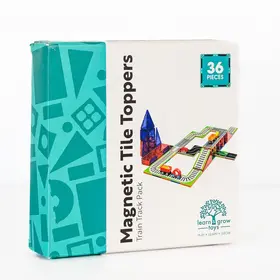 Learn and Grow Toys Learn and Grow Magnetische Toppers - Treinbaan 36 delig