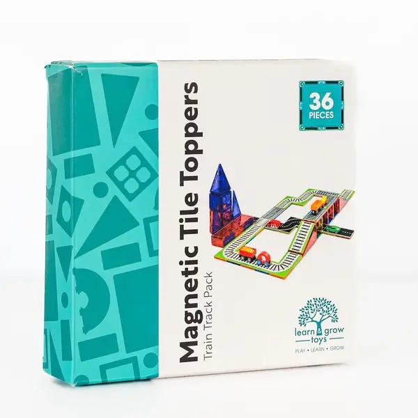 Learn and Grow Toys Learn and Grow Magnetische Toppers - Treinbaan 36 delig