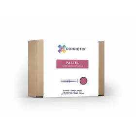 CONNETIX  12 Reserve ballen voor knikkerbanen - Pastel