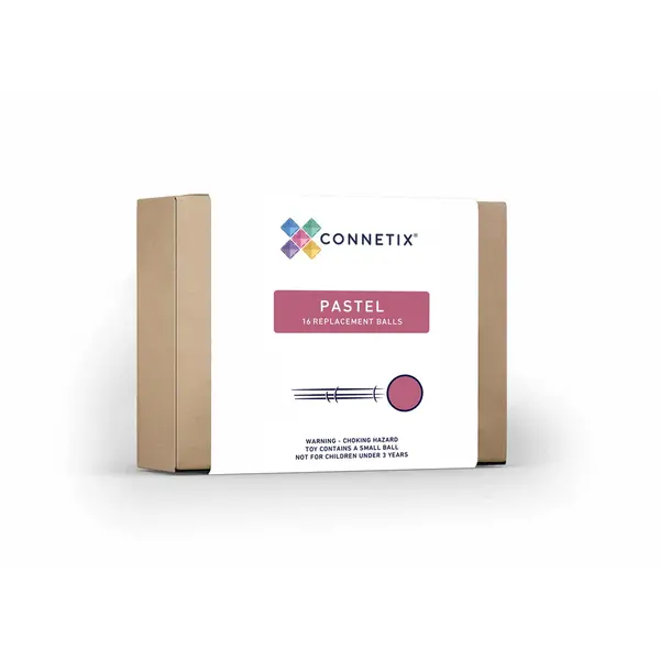 Connetix CONNETIX  12 Reserve ballen voor knikkerbanen - Pastel