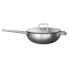 KOQI KOQI Uma Wokpan 3-ply 28cm wok met deksel