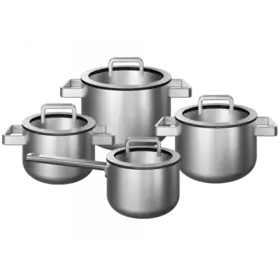 KOQI KOQI Downdraft Pannenset Mira 3-ply 4-delig